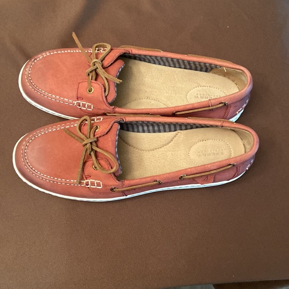 Sperry Top-Sider Boat Shoe Size 10M Red - Picture 4 of 12